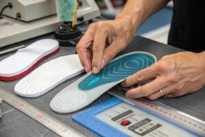 extreme macro photography of hands testing differ