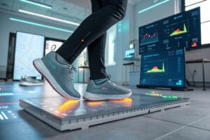 a dynamic 3d visualization of a foot pressure anal